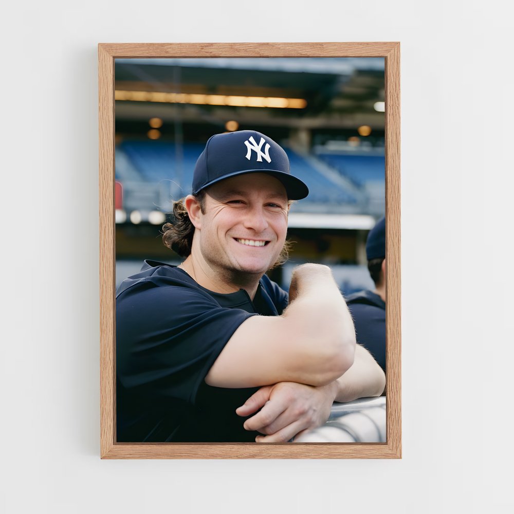 Poster Gerrit de cole – affiche Baseball (vue 4)
